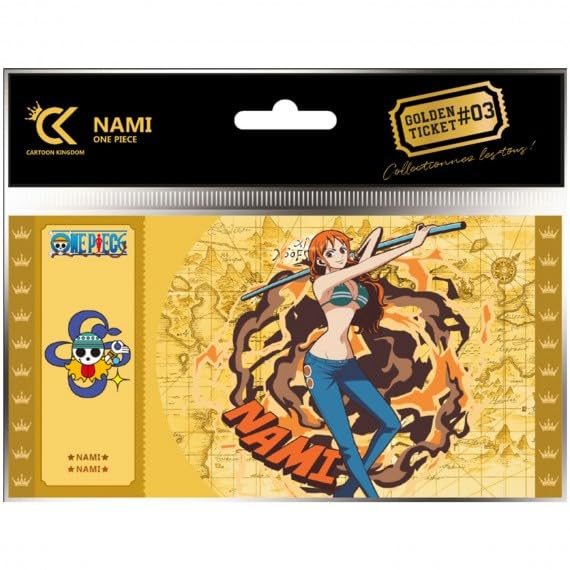 Amazon.com: Cartoon Kingdom - Golden Ticket One Piece - Nami